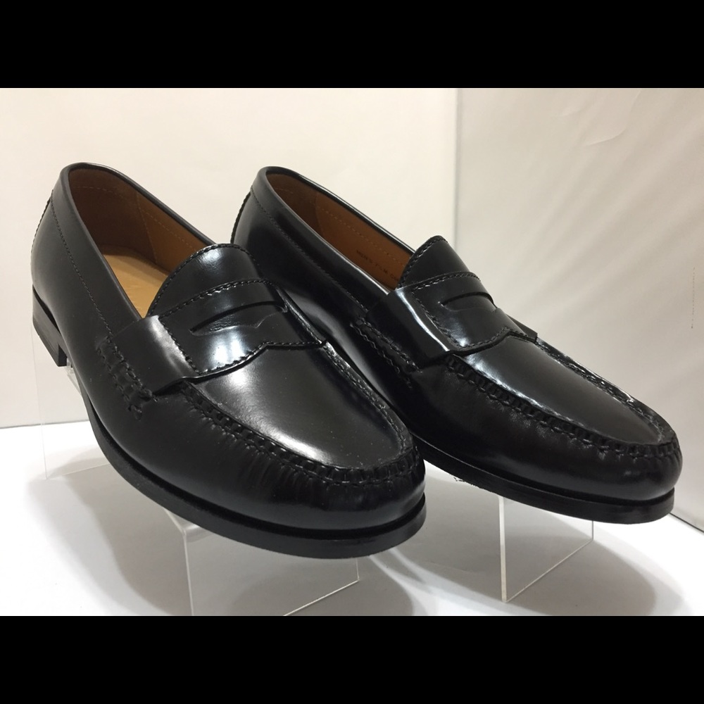 Cole Haan Black Leather Penny Loafers Size 7.5 M